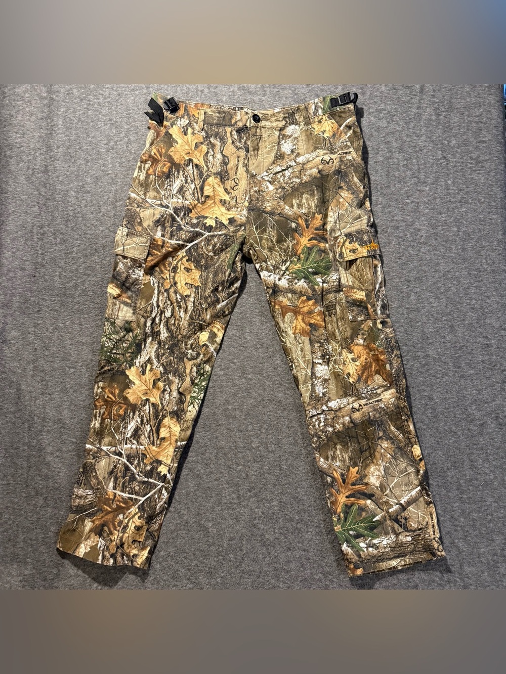 Habit Realtree Camo Cargo Pants Mens XL brown Lightweight (Fit 40x31) Edge Hunt